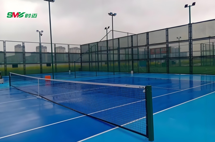 网球场地老被风 “捣乱”？快看看时迈体育防风网怎么破！