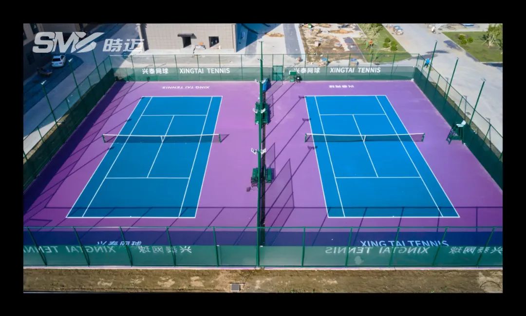 唐山网球场顺利竣工，时迈体育风采依旧