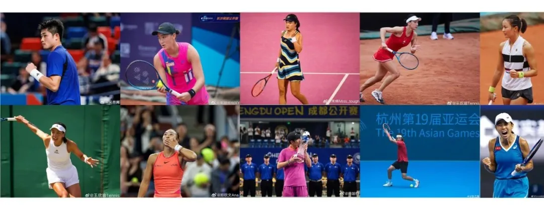 除了郑钦文，这几位中国网球选手也很火！