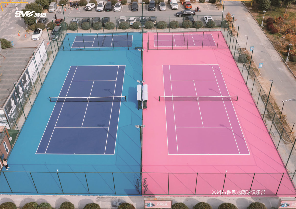 江苏常州布鲁思达俱乐部网球场