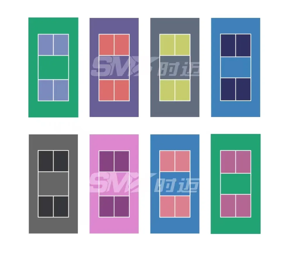 超全匹克球场配色攻略,行走的